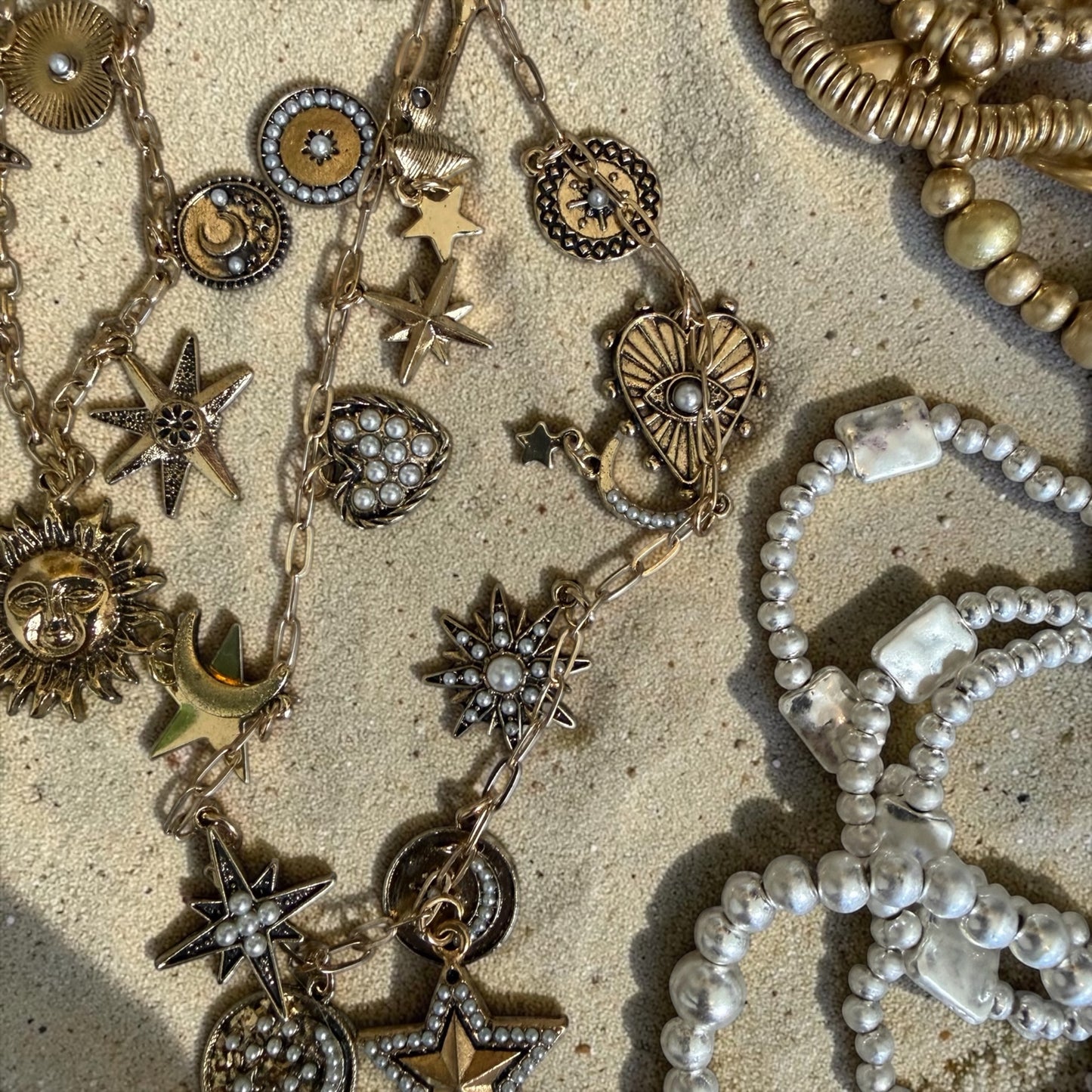 Sun & Celestial Short Charm Necklace