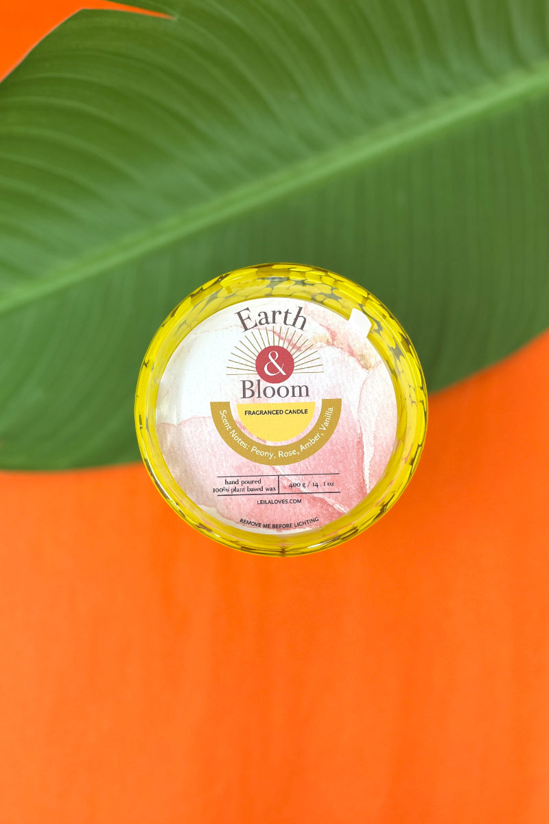 Luxury Scented Candle Earth and Bloom
