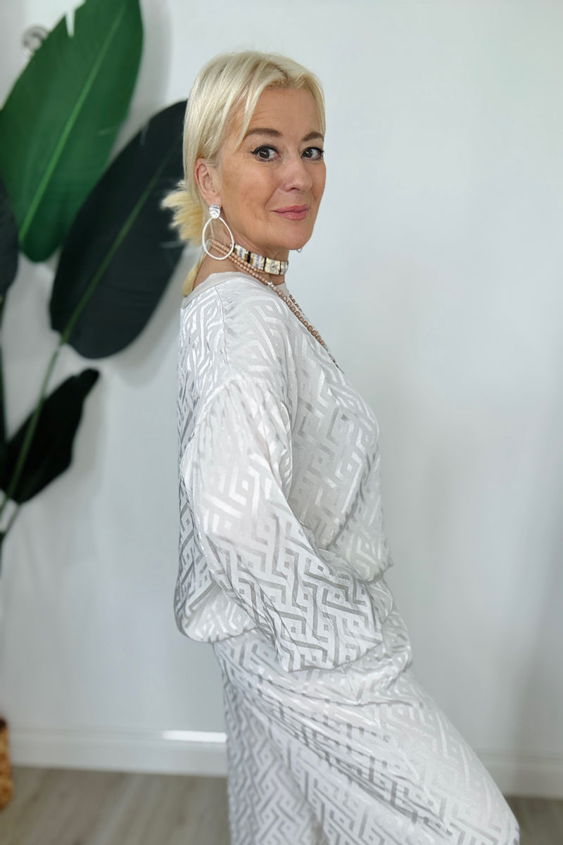 Charlie Satin Sweat Top