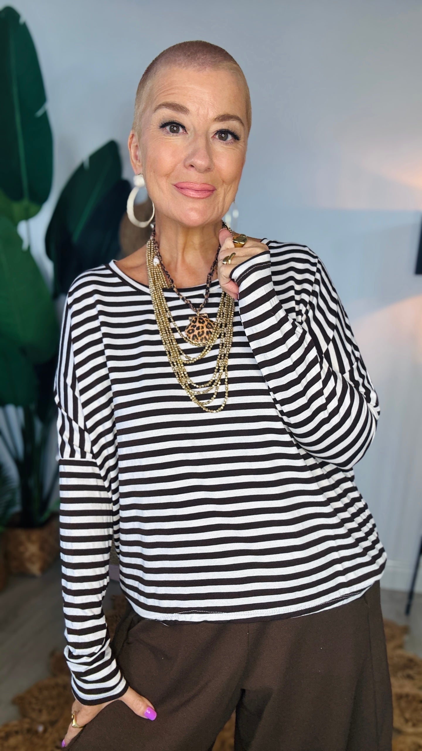 Katerina Stripe Top