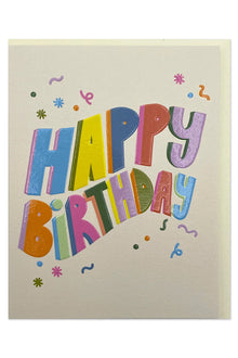 Mini Happy Birthday Card