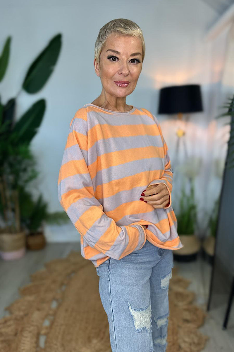 Sundown Stripe Lightweight Sweat