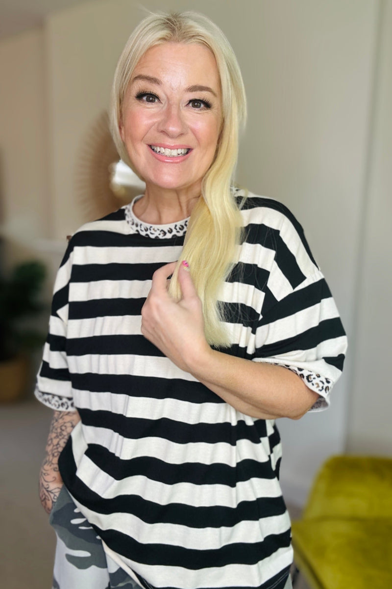 Black and White Stripe T-Shirt