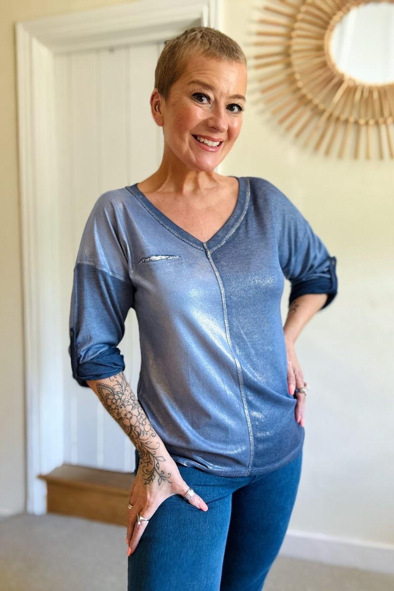 Macy Shimmer Top