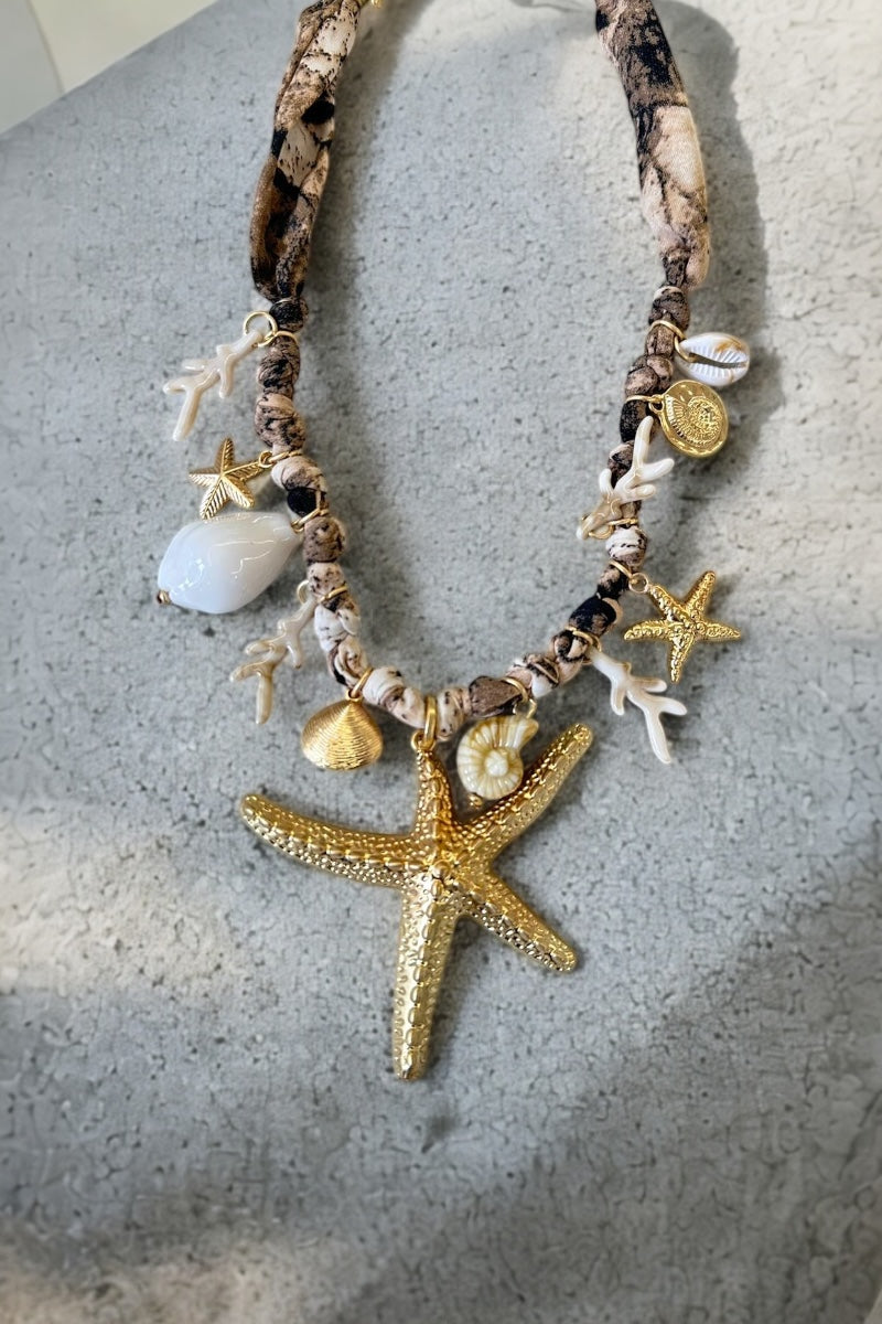 Ariel Ribbon Beach Necklace