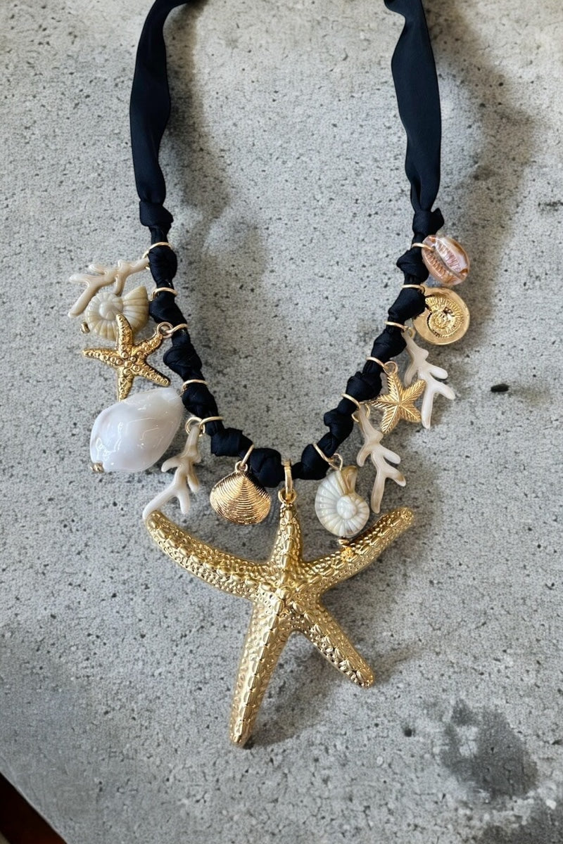 Ariel Ribbon Beach Necklace