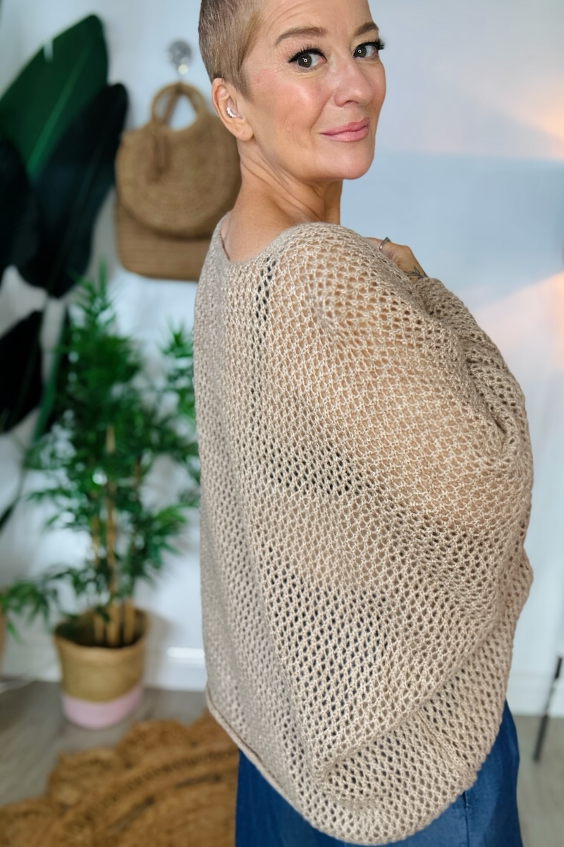 Summer Heart Open Knit