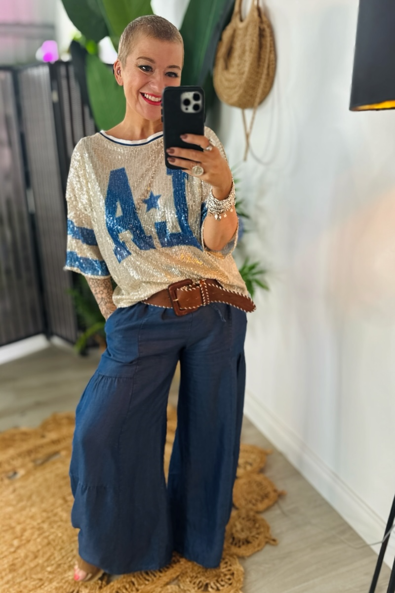 Brooklyn Sequin Top