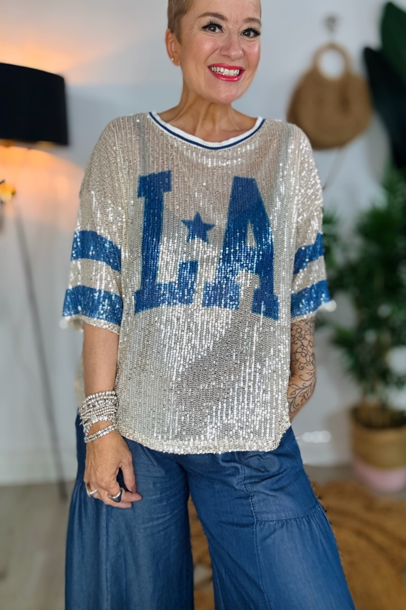 Brooklyn Sequin Top