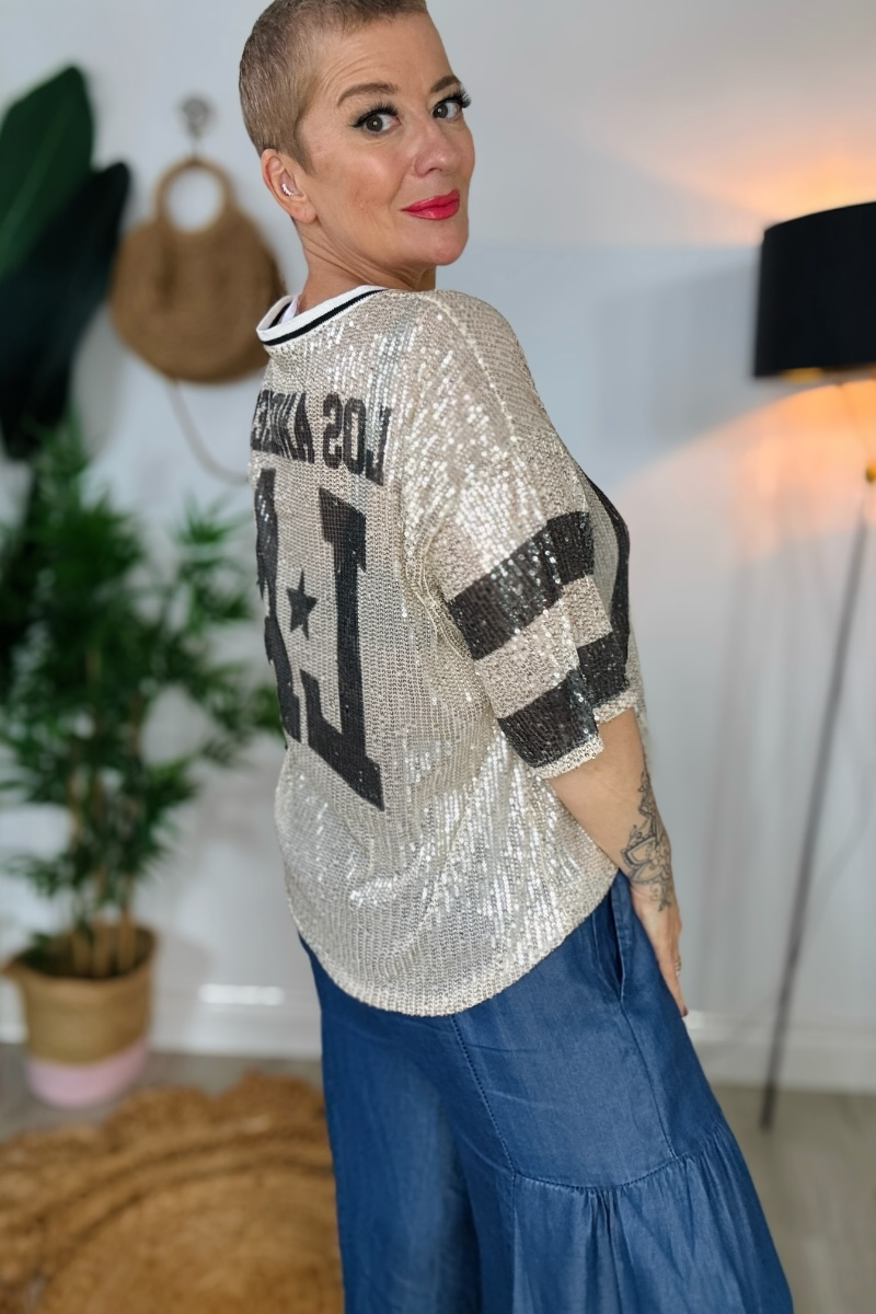 Brooklyn Sequin Top