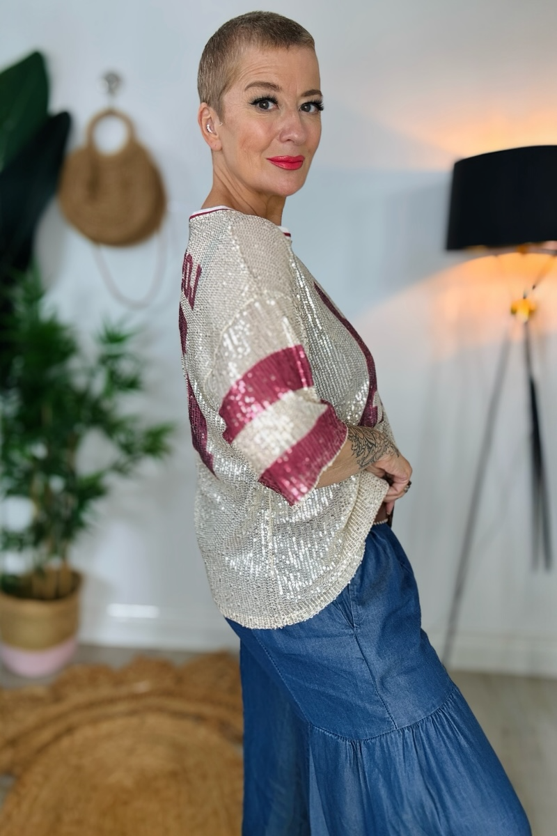 Brooklyn Sequin Top