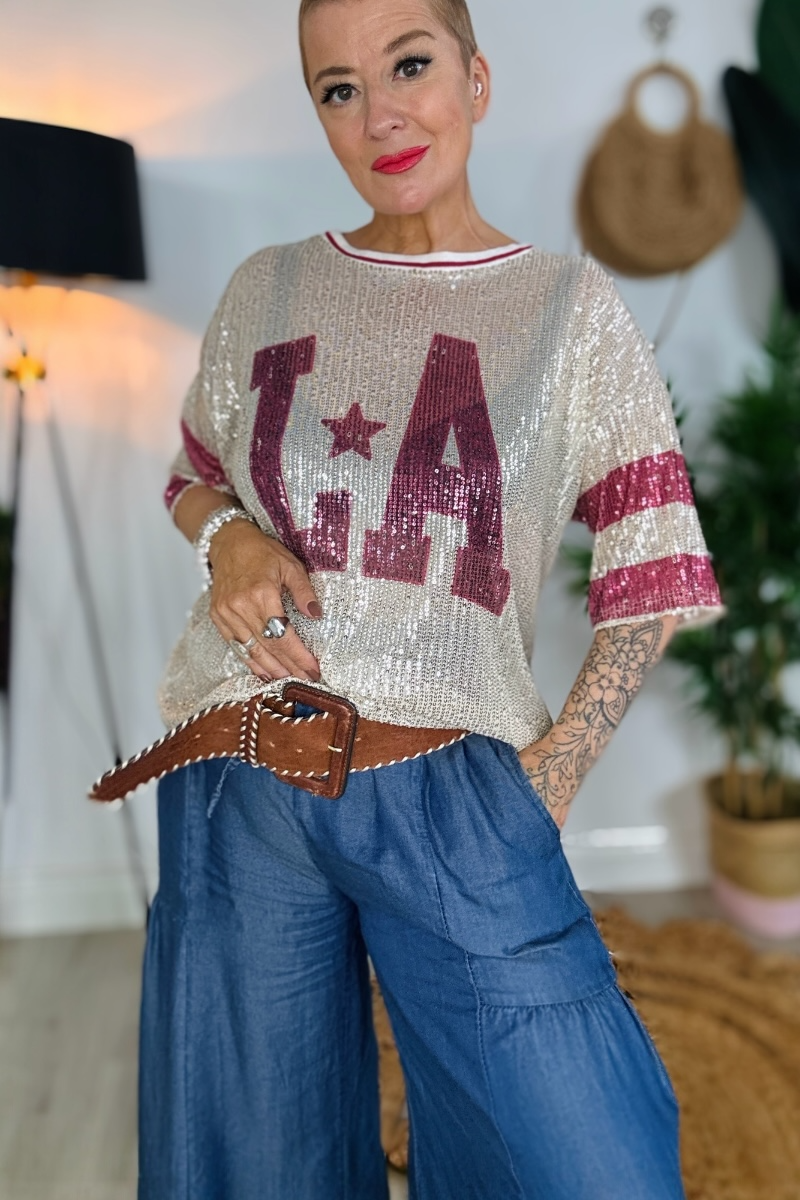 Brooklyn Sequin Top