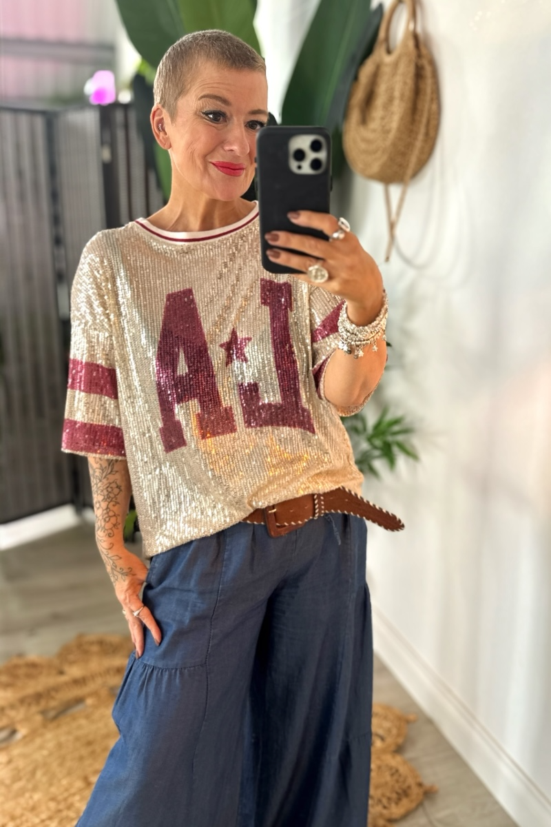 Brooklyn Sequin Top