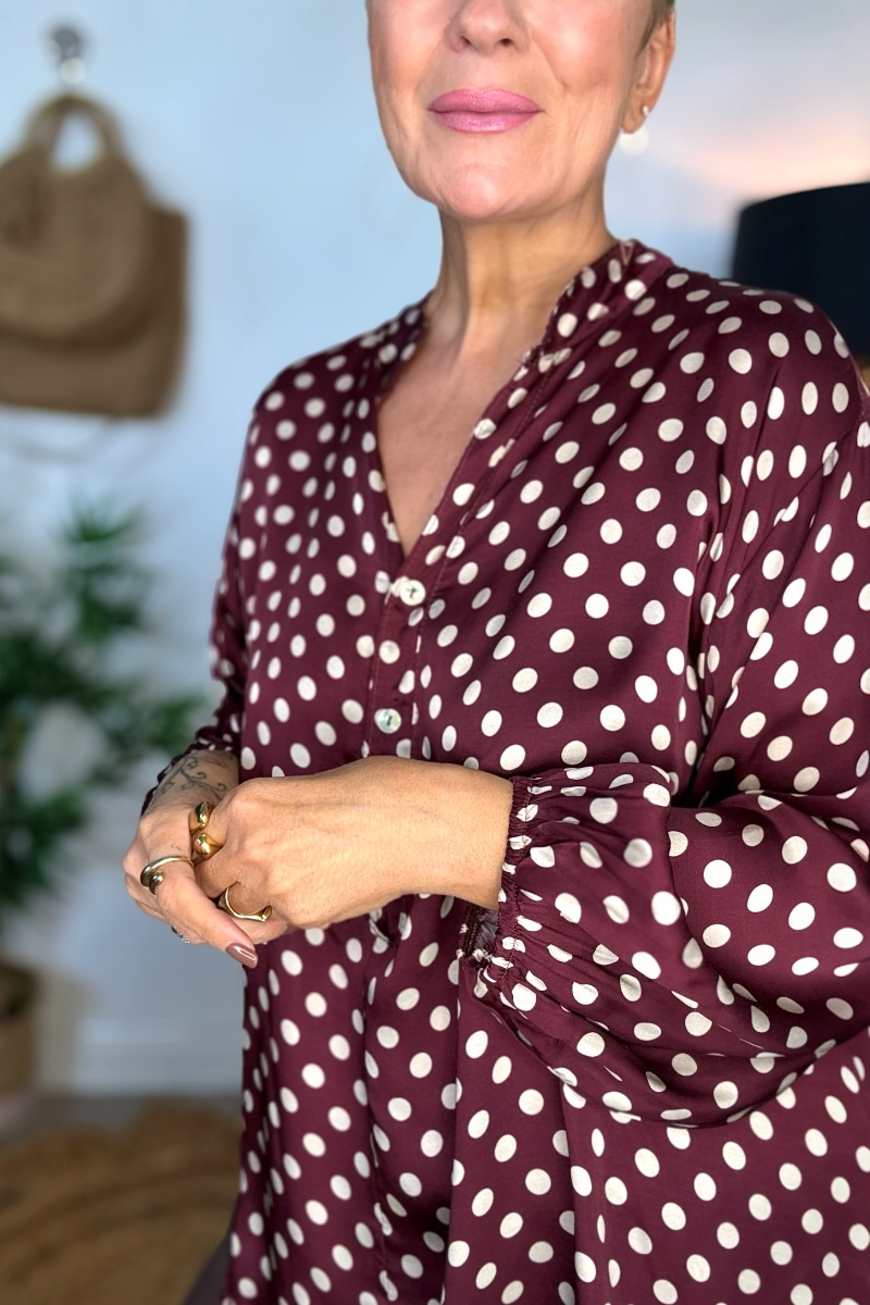 Florie Silk Mix Blouse