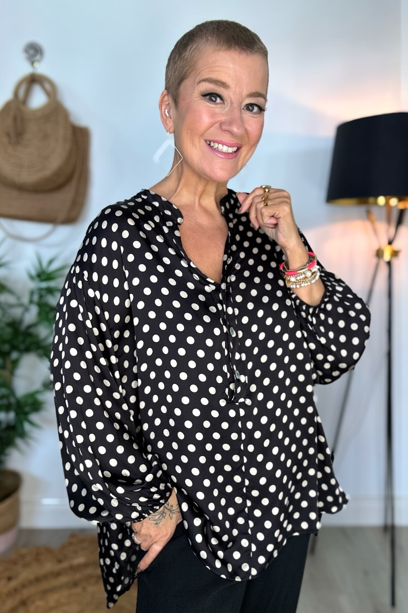 Florie Silk Mix Blouse