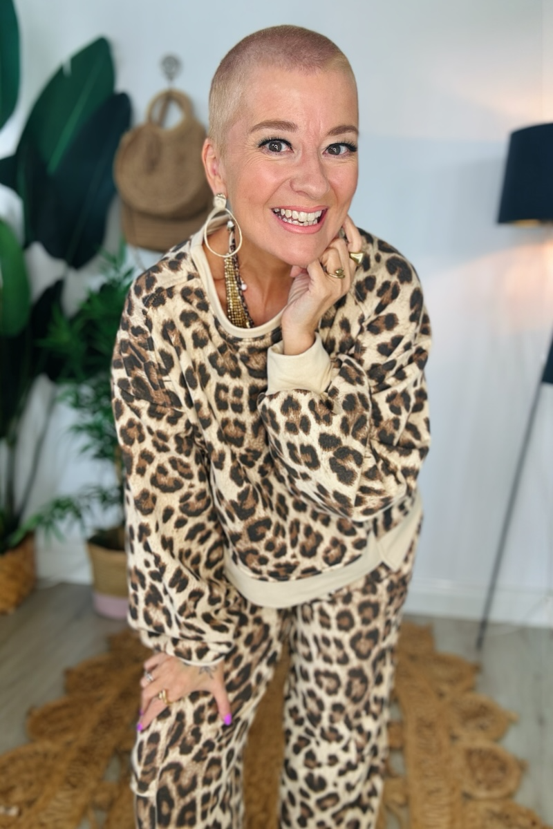 Oasis Leopard Sweatshirt