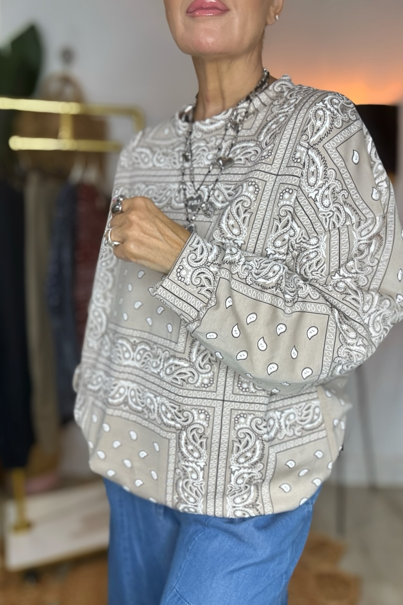 Bandana Sweatshirt