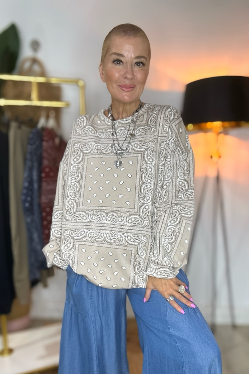 Bandana Sweatshirt