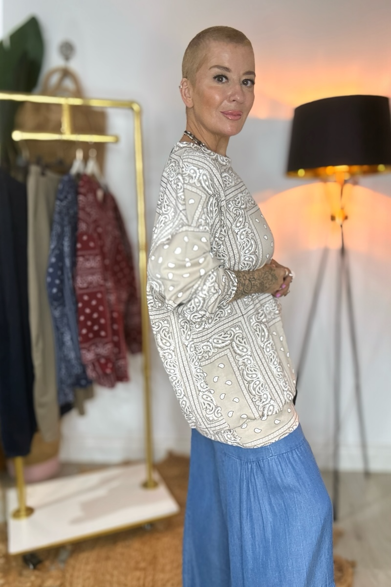 Bandana Sweatshirt