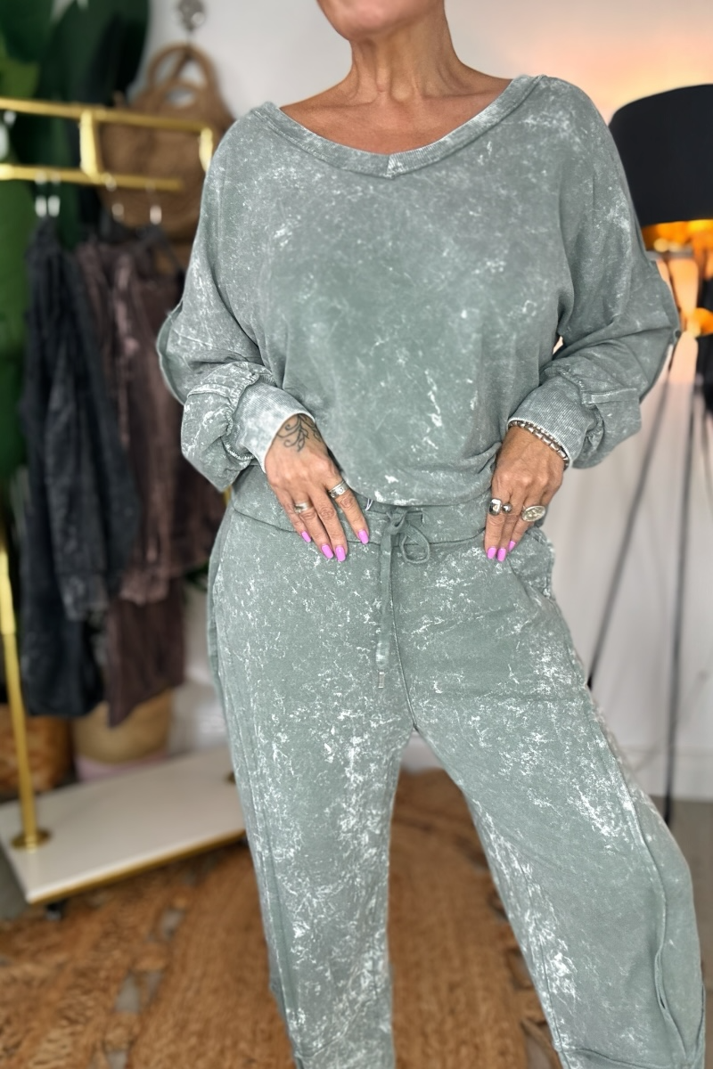 Clara Speckle Leisure Set - Sold Separately