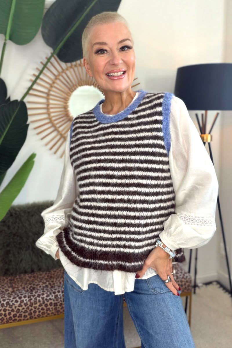 Stripe Knitted Tank