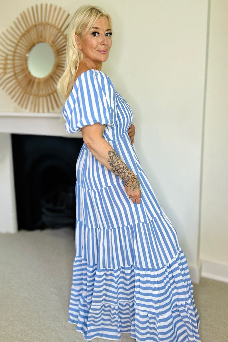 Stripe Maxi Dress