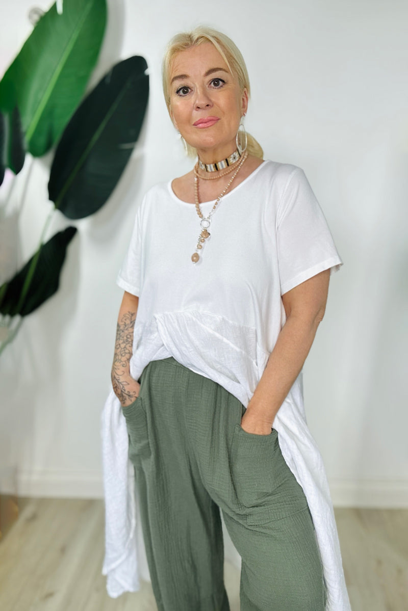 Cotton Waffle Brooke Balloon Pants