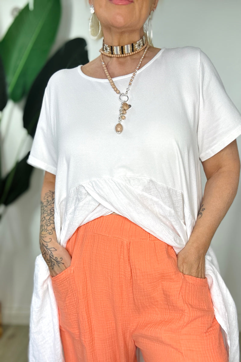 Cotton Waffle Brooke Balloon Pants