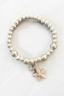 Double Star Beaded Bracelet