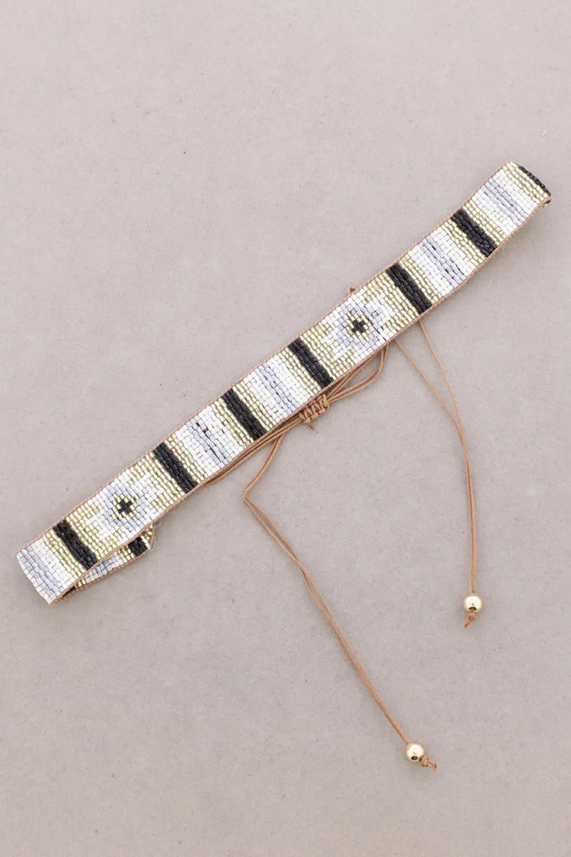 Macrame Beaded Choker