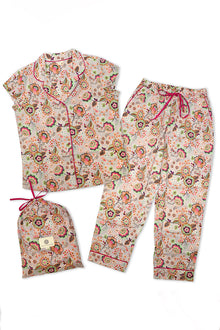 POM Paisley Floral Cotton Pyjamas