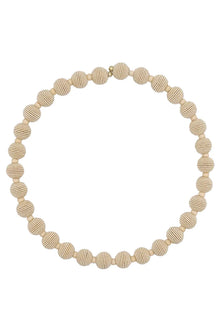 Narratives The Line Cotton Springwire Woven Ball Necklace