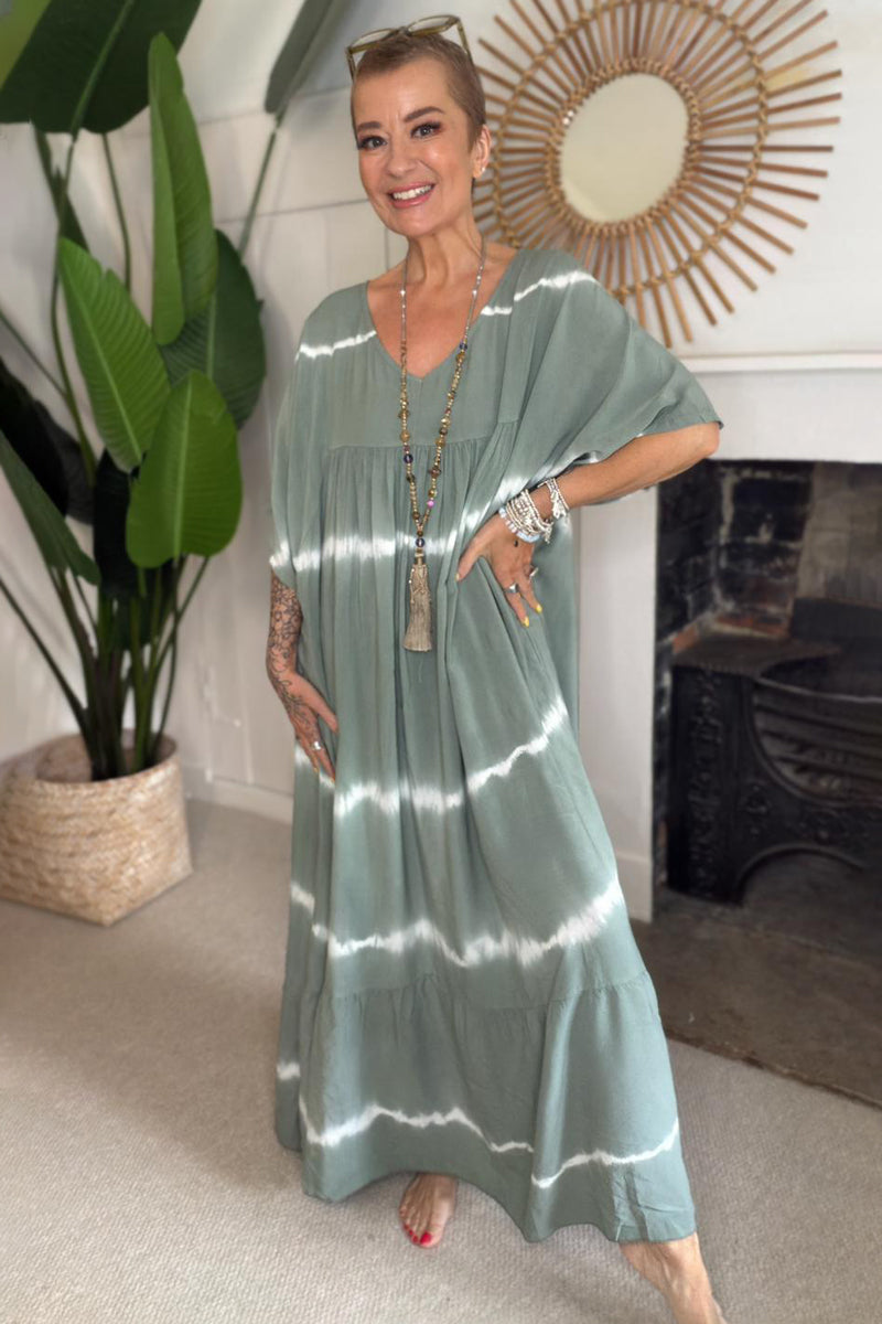 Tie-Dye Maxi Dress
