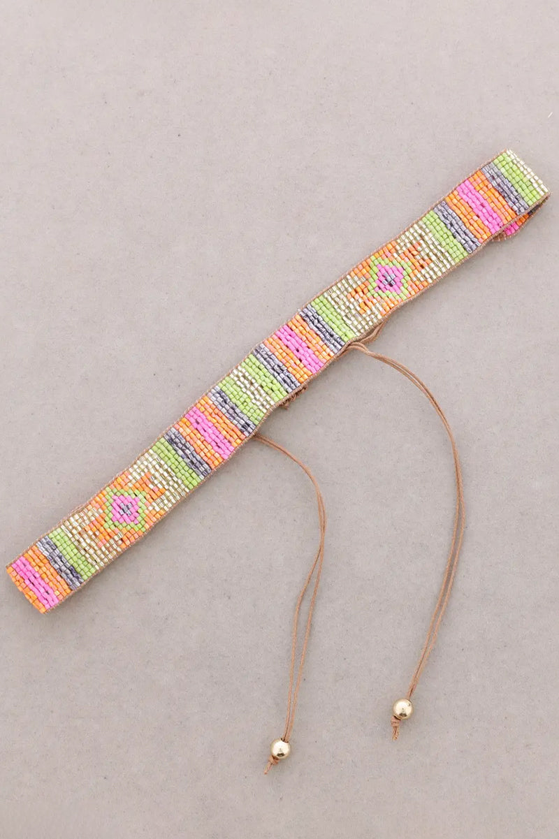 Macrame Beaded Choker