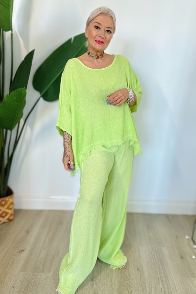 Lua Wide Leg Trousers