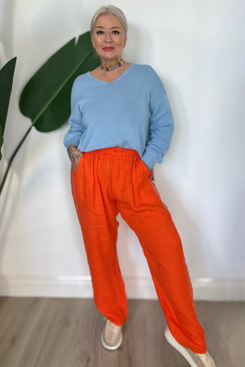 Talia Linen Trousers