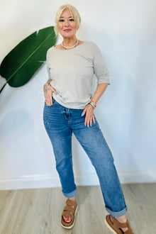 Fallon Straight Cut Slim Leg Jeans