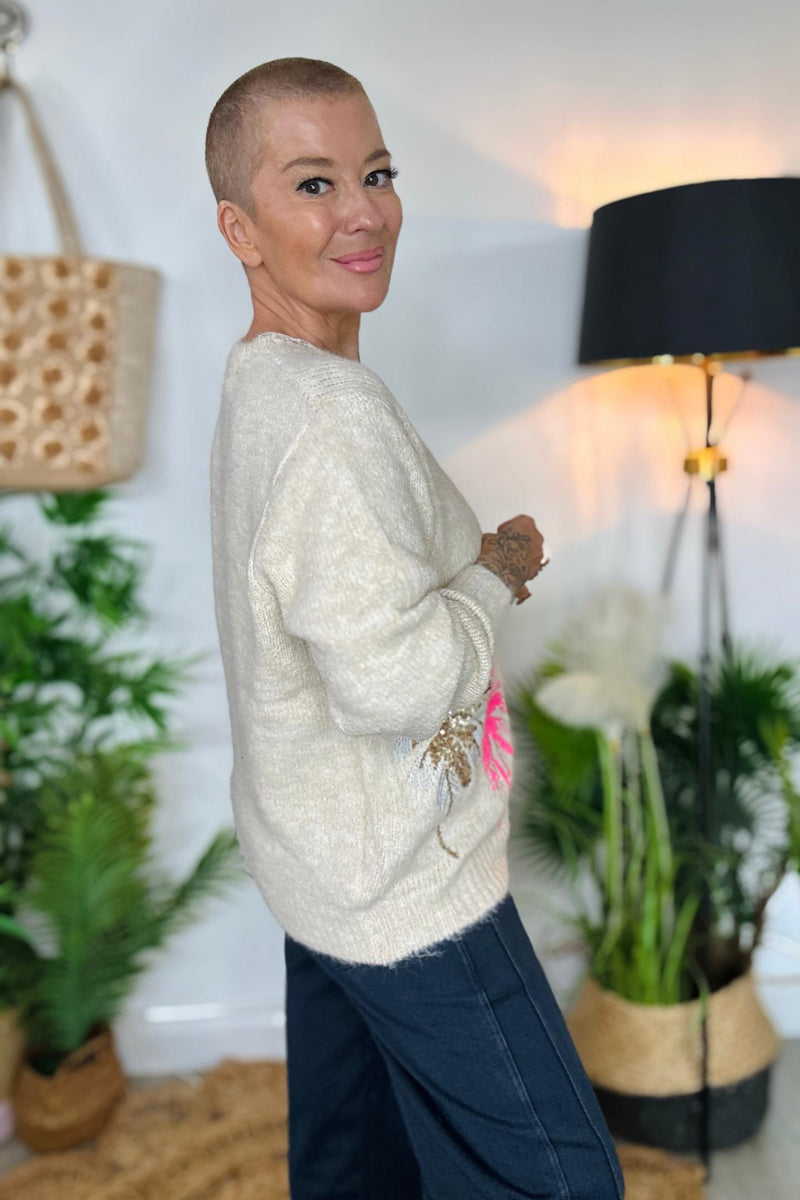 Palm Knitted Jumper - PRE ORDER