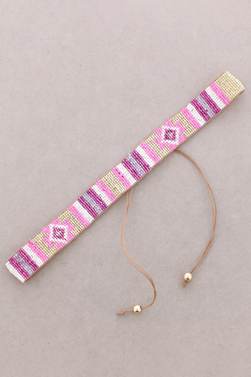 Macrame Beaded Choker