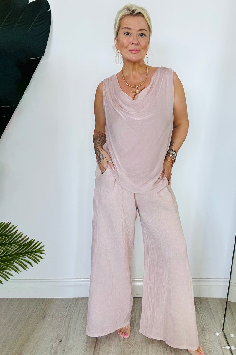 Celina Silk Mix Vest Top