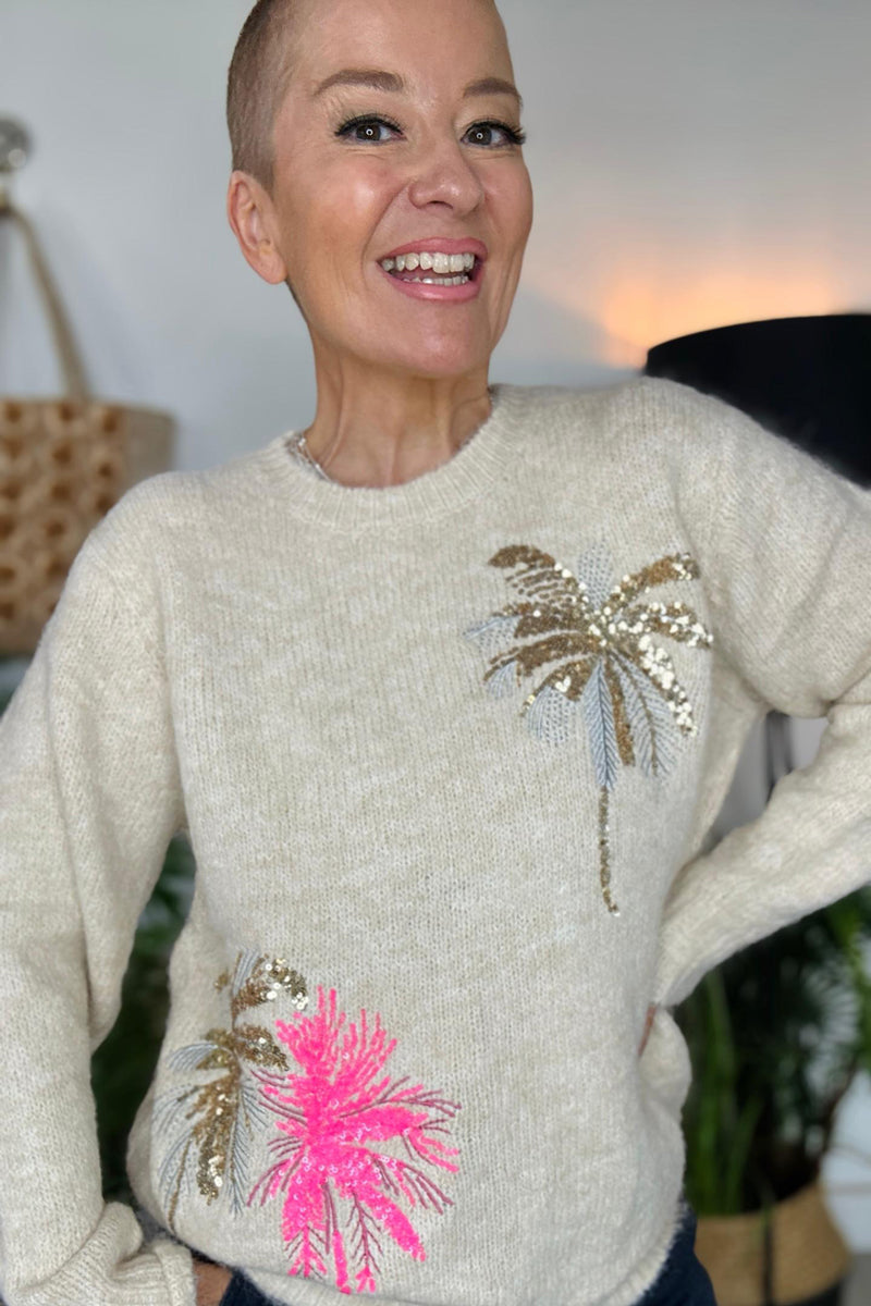 Palm Knitted Jumper - PRE ORDER