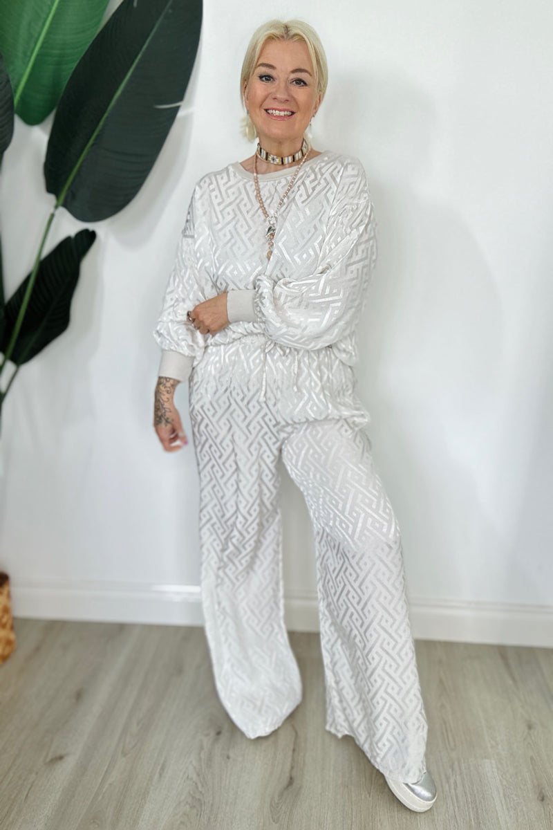 Charlie Satin Wide Leg Trousers