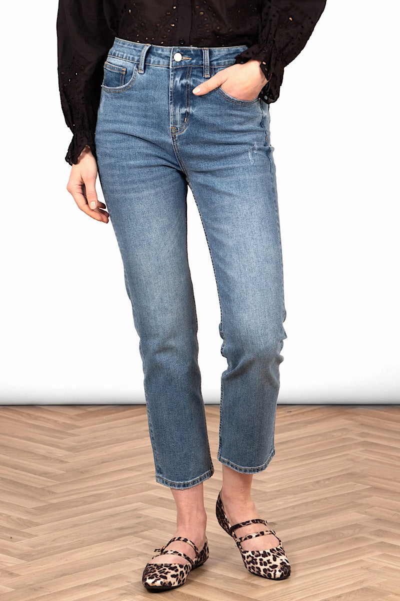 Fallon Straight Cut Slim Leg Jeans
