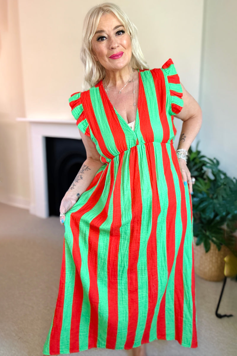 Gabriella Frill Sleeve Dress