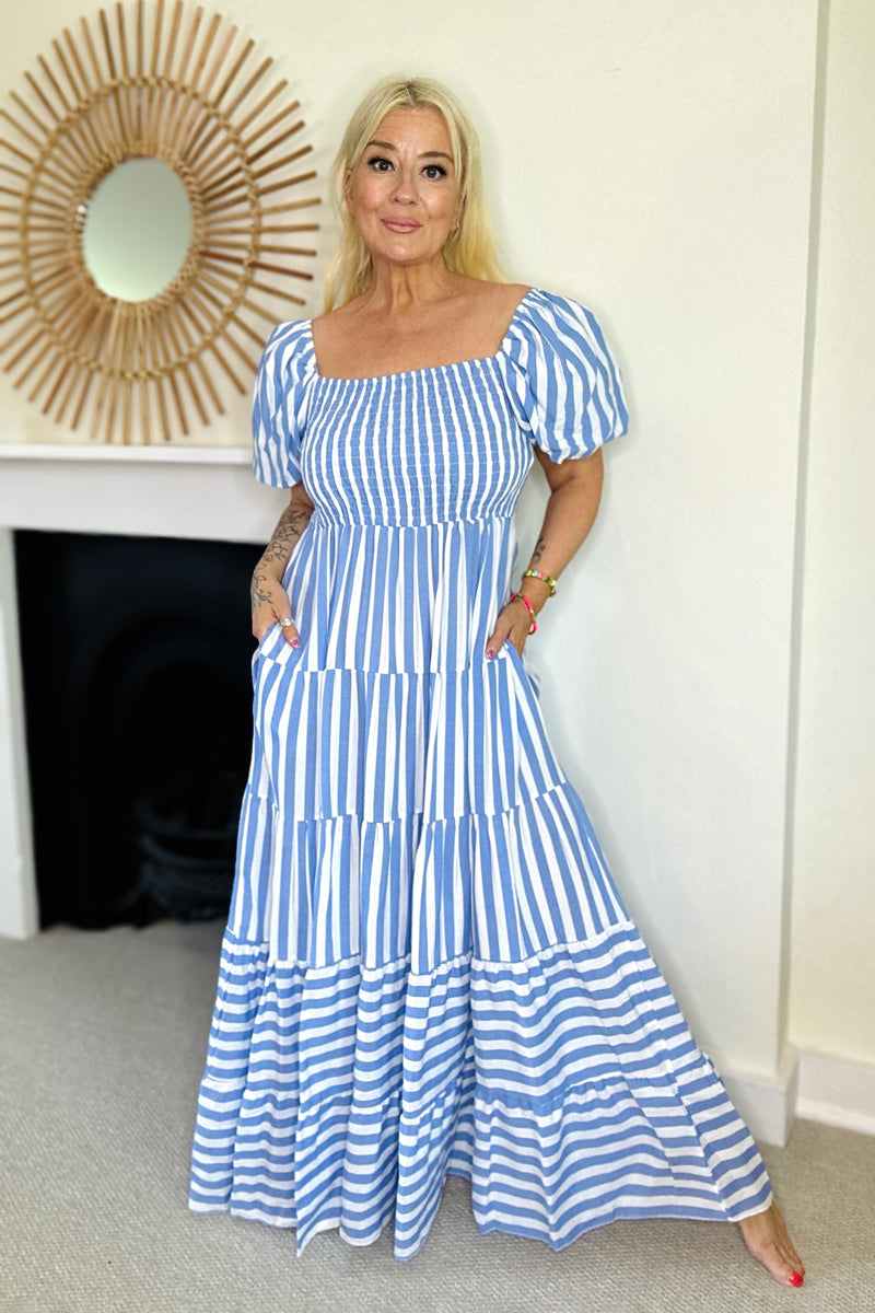 Stripe Maxi Dress