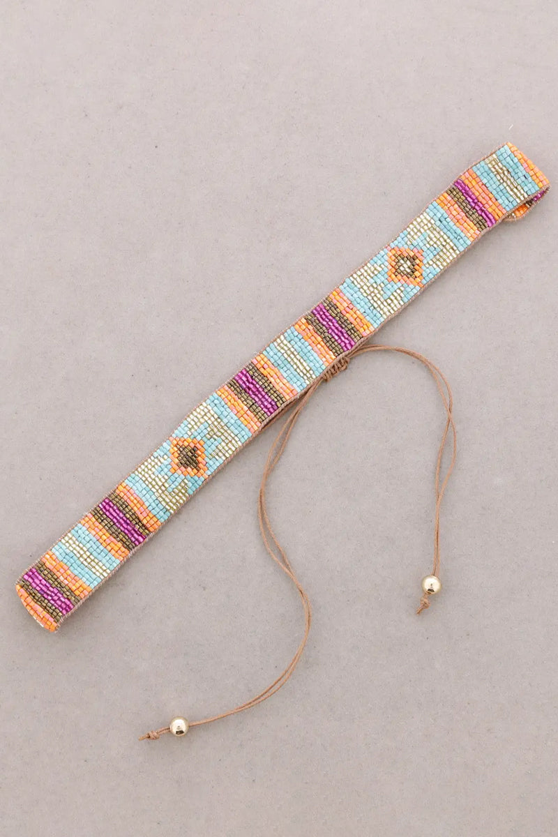Macrame Beaded Choker