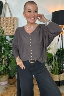 Hope Button Top - PRE-ORDER