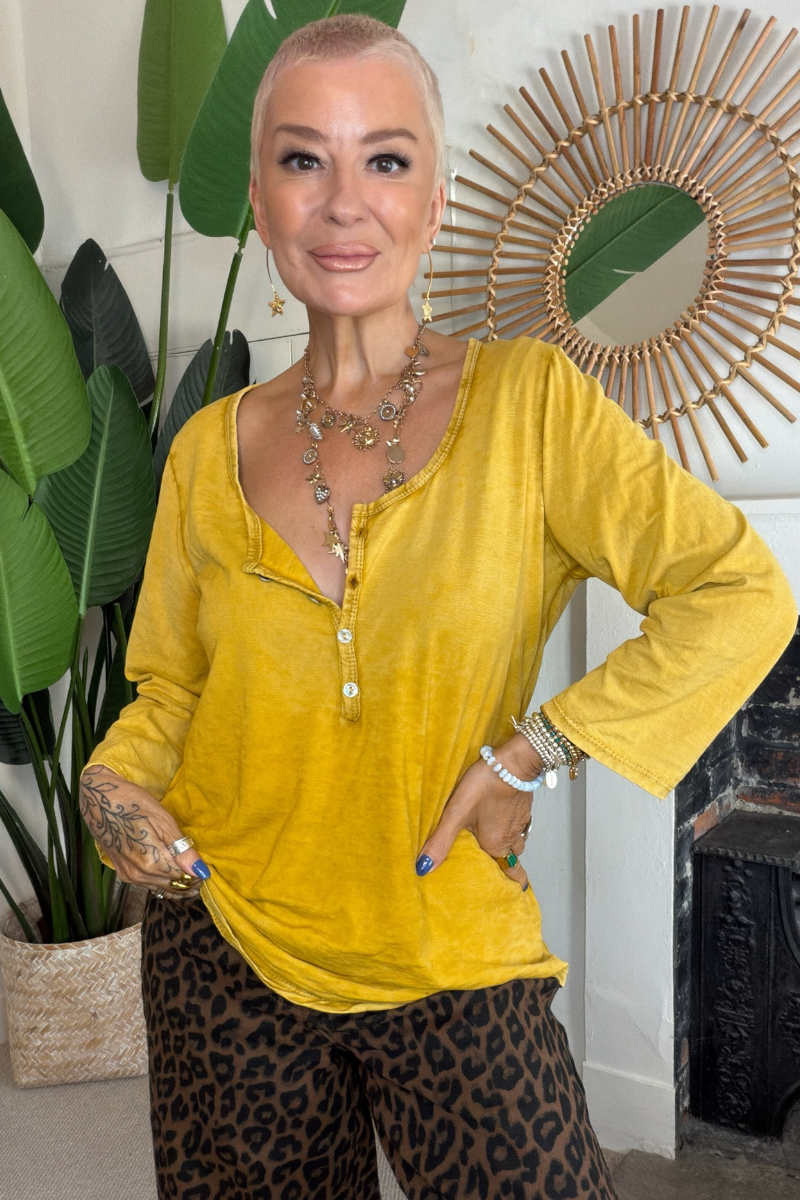 Juno Cotton Henley