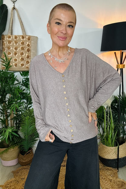 Hope Button Top - PRE-ORDER