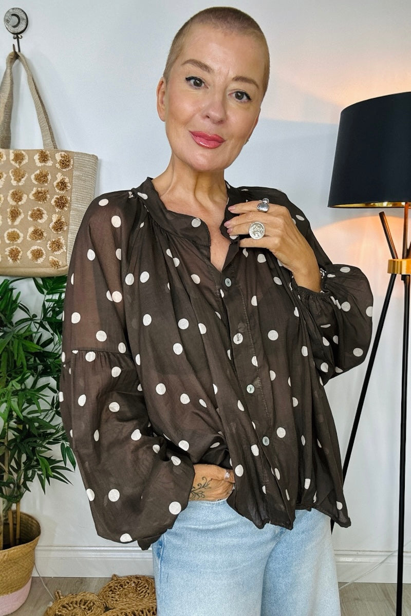 Polka Dot Blouse